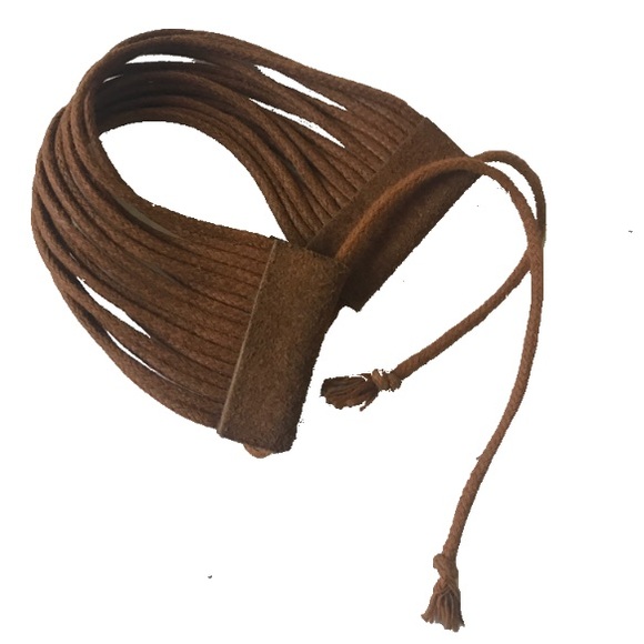 Nathan & Moe Boho Suede Brown Adjustable Bracelet! - Picture 3 of 5